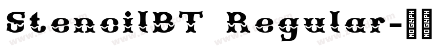 StencilBT Regular字体转换